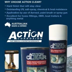 action flyer clear coat spray below